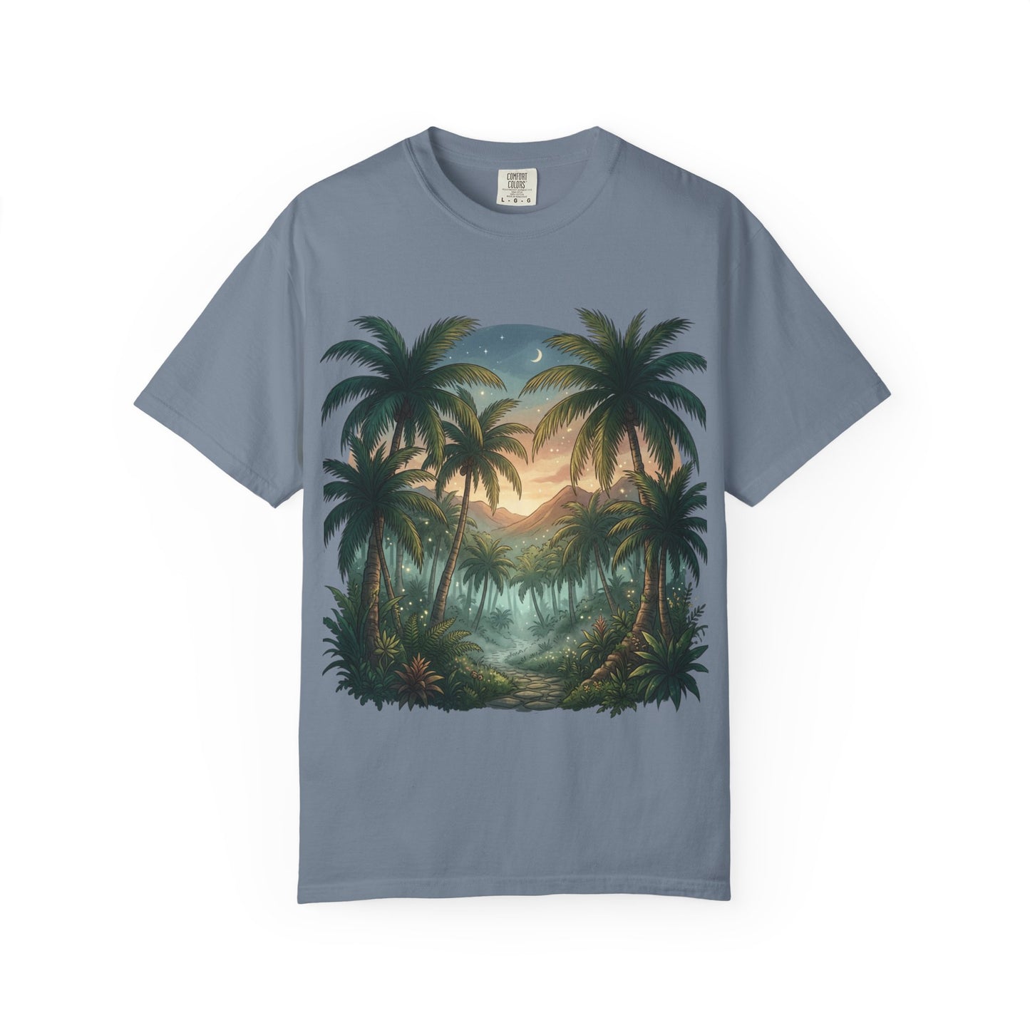 Tropical State of Mind T-Shirt — Palm Tree Sunset Graphic Tee