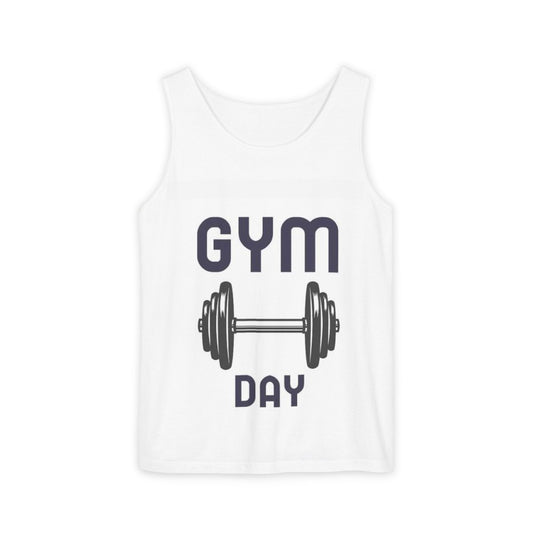 Gym Day Tank Top — Weightlifting Barbell Fitness Tank