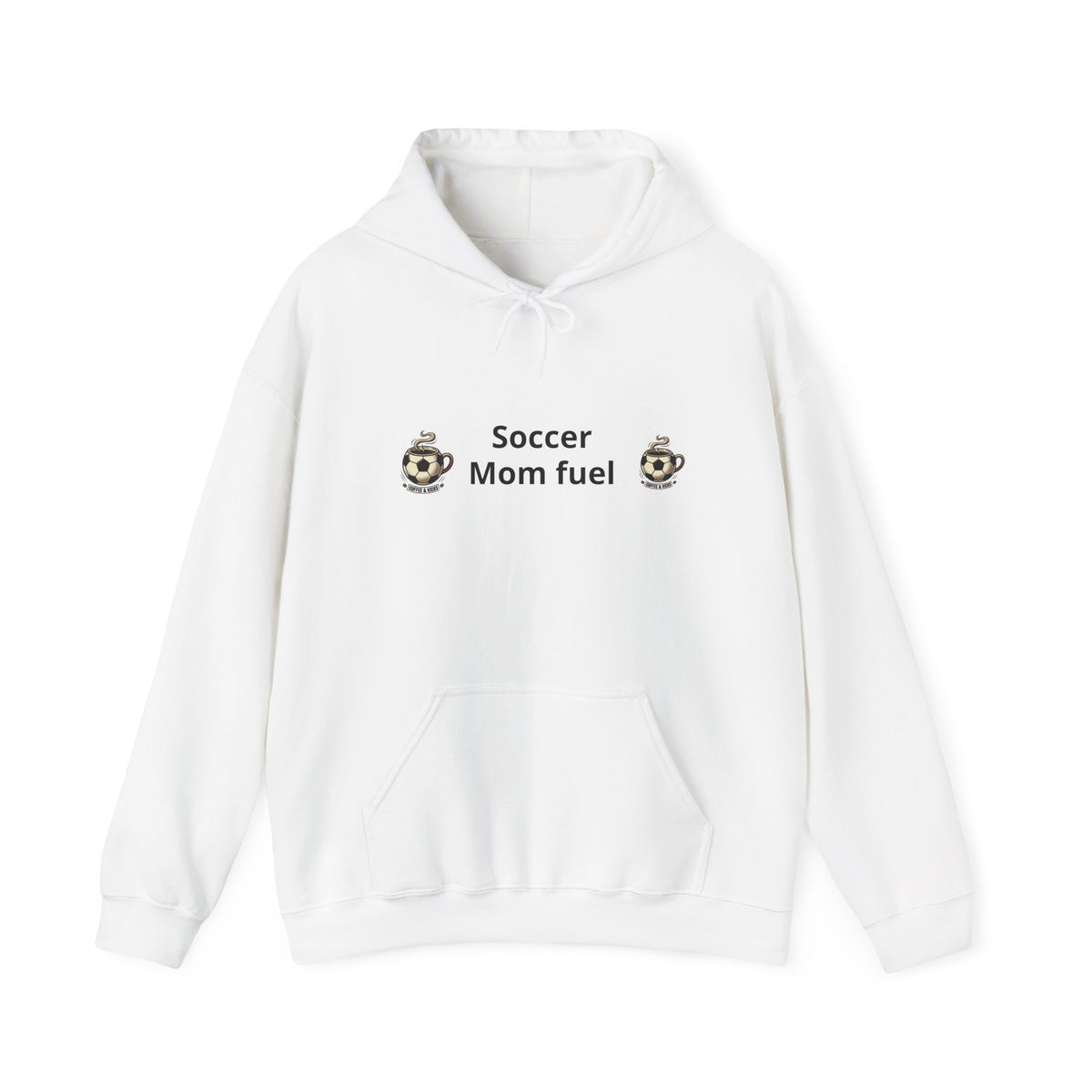 Soccer Mom Fuel Hoodie – Coffee Graphic Soccer Mom Gift