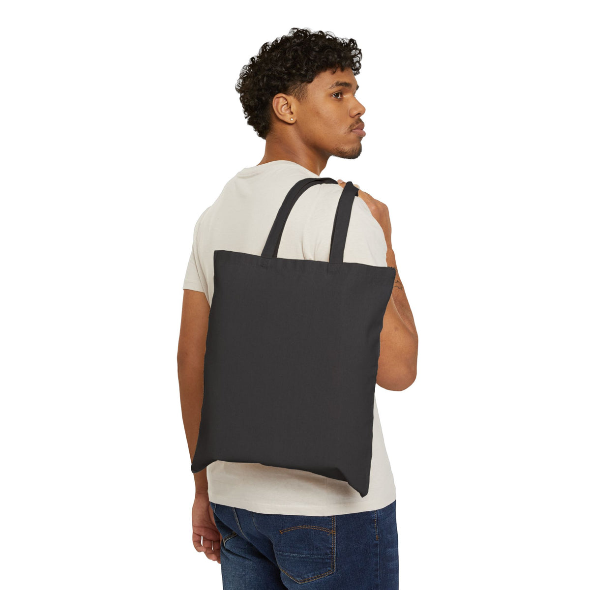 Sports Car Canvas Tote Bag — Retro Racing Design
