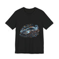 Sports Car Graphic T‑Shirt — Blue Supercar Illustration Tee