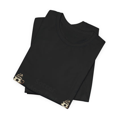 Soccer Mom Fuel T‑Shirt — Coffee & Soccer Ball Graphic Tee