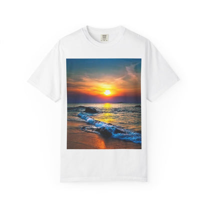 Sunset Beach T-Shirt — Ocean Sunset Photo Tee