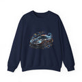 Sports Car Crewneck Sweatshirt — Black Supercar Graphic