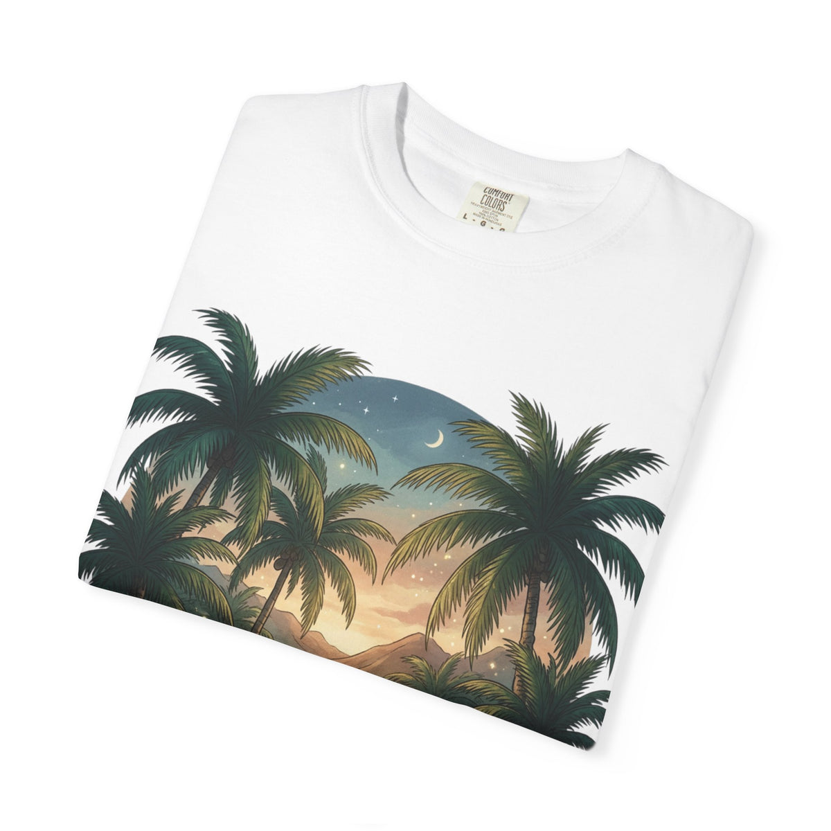 Tropical State of Mind T-Shirt — Palm Tree Sunset Graphic Tee