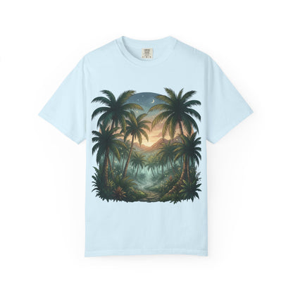 Tropical State of Mind T-Shirt — Palm Tree Sunset Graphic Tee