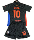 Lionel Messi Away Black Barcelona Soccer Jersey Kids Toddler & Youth Sizes