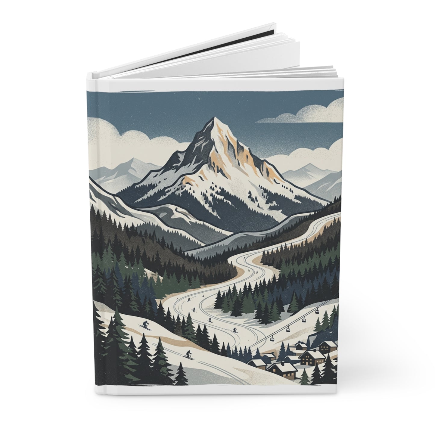 Mountain Trail Hardcover Journal — Lined Adventure Notebook