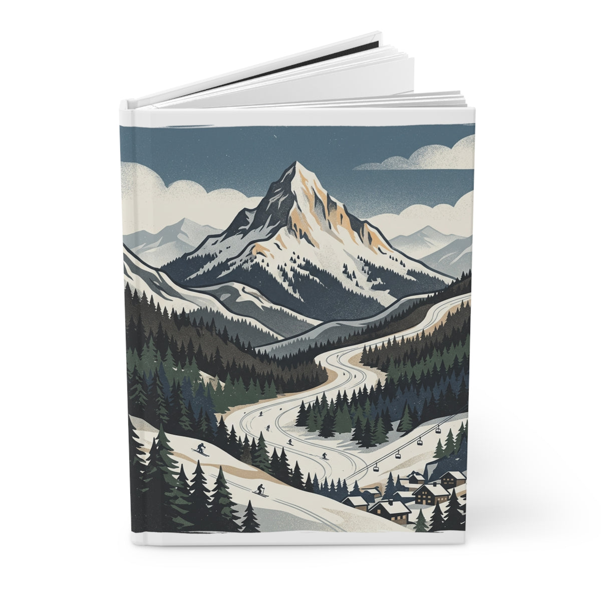 Mountain Trail Hardcover Journal — Lined Adventure Notebook