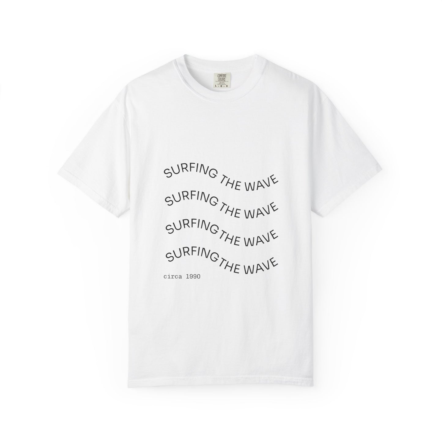 Surfing The Wave Graphic T-Shirt — Retro Beach Vibe Tee