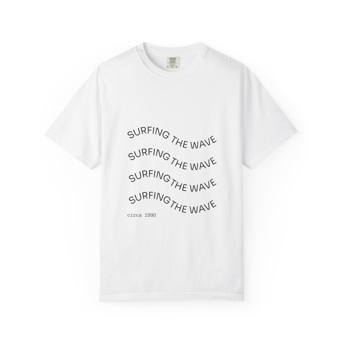 Surfing The Wave Graphic T-Shirt — Retro Beach Vibe Tee