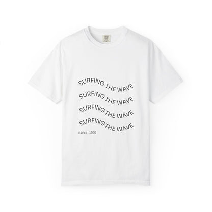 Surfing The Wave Graphic T-Shirt — Retro Beach Vibe Tee