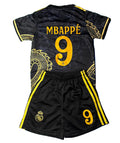 Kylian Mbappe Real Madrid Dragon Special Edition 3rd Jersey Toddler/Youth Soccer Jersey Kids Kit