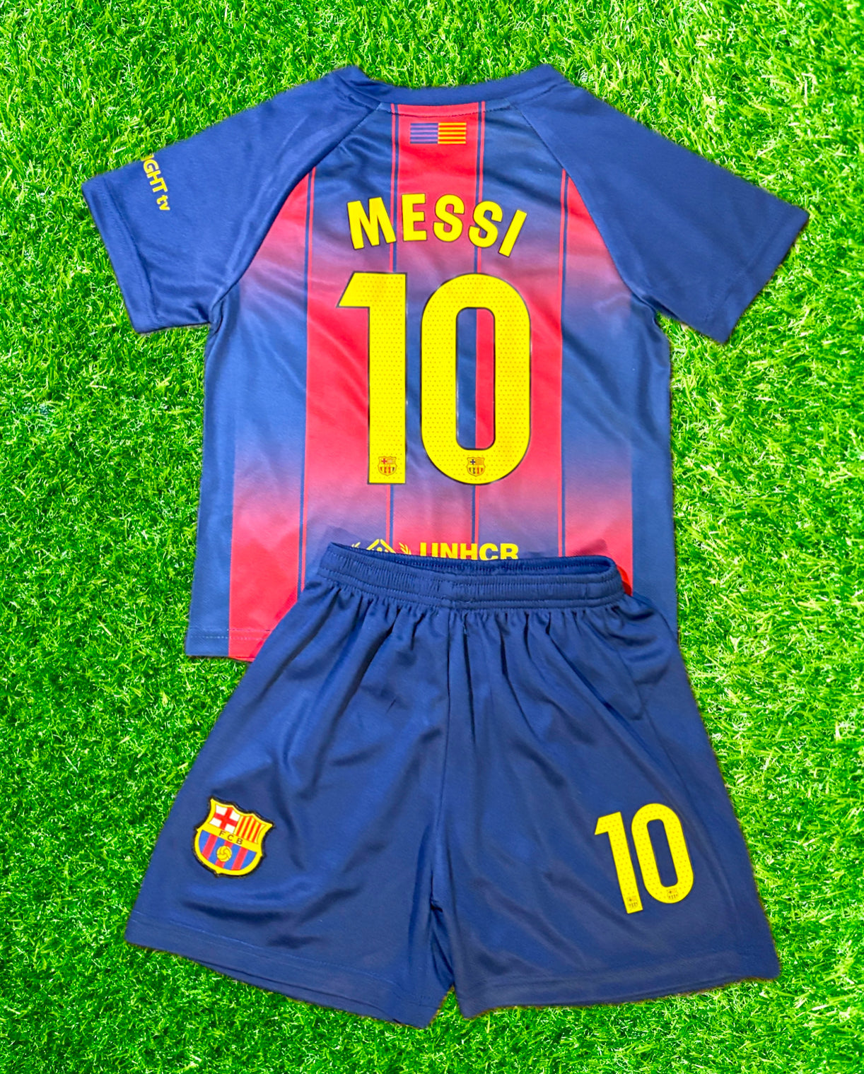 Lionel Messi Barcelona Soccer Jersey Kids Toddler & Youth Sizes