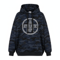 Dark Camo Athletic Dept. Oversized Hoodie with drawstring hood and drop-shoulder fit