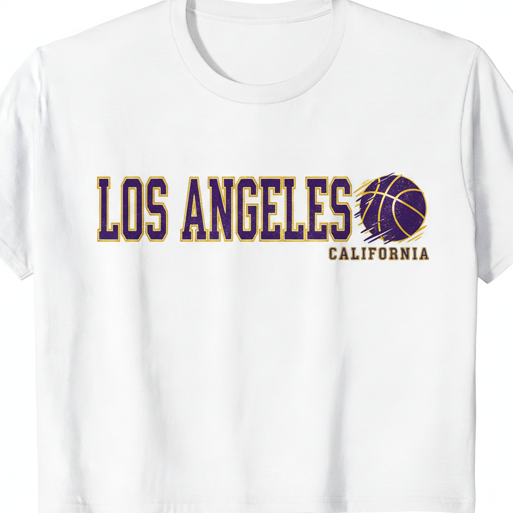 Los Angeles Basketball Tee